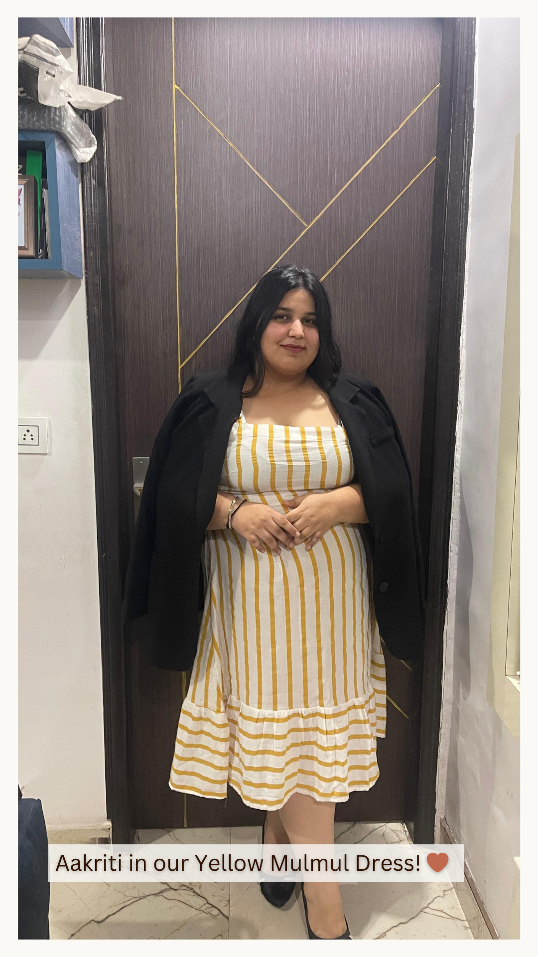 The Mulmul Striped Dress