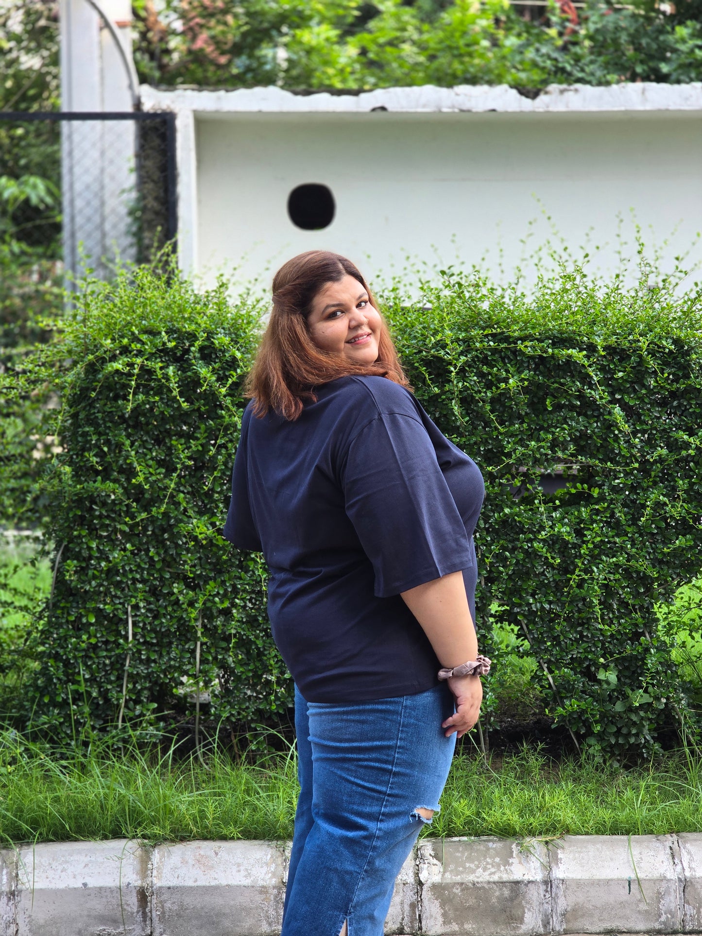 Plus size A-line 'Drama Queen' T- shirt- Regular Length
