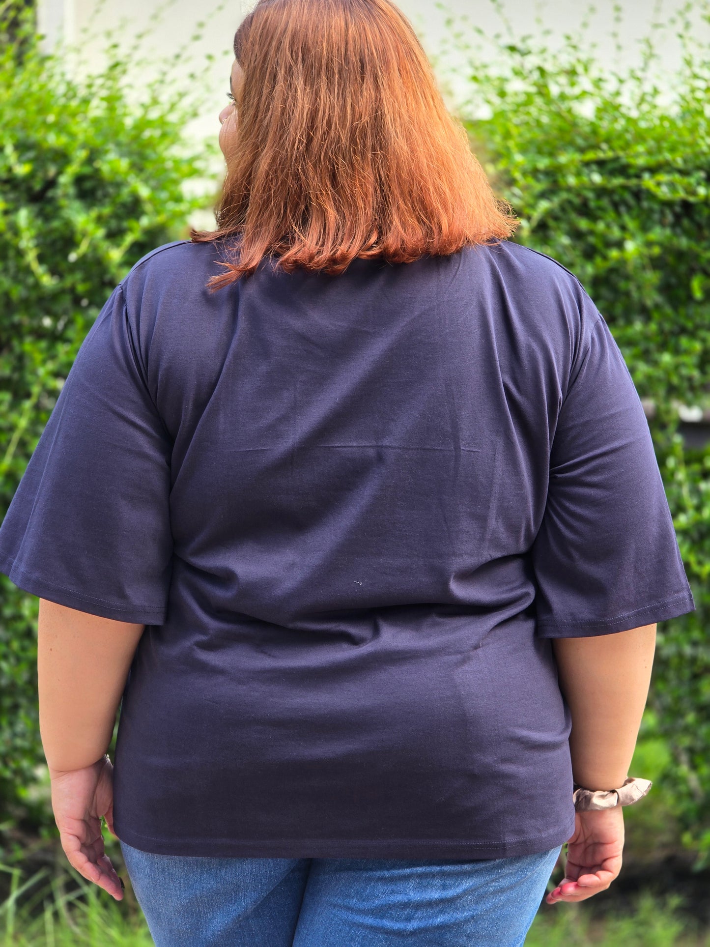 Plus size A-line 'Drama Queen' T- shirt- Regular Length