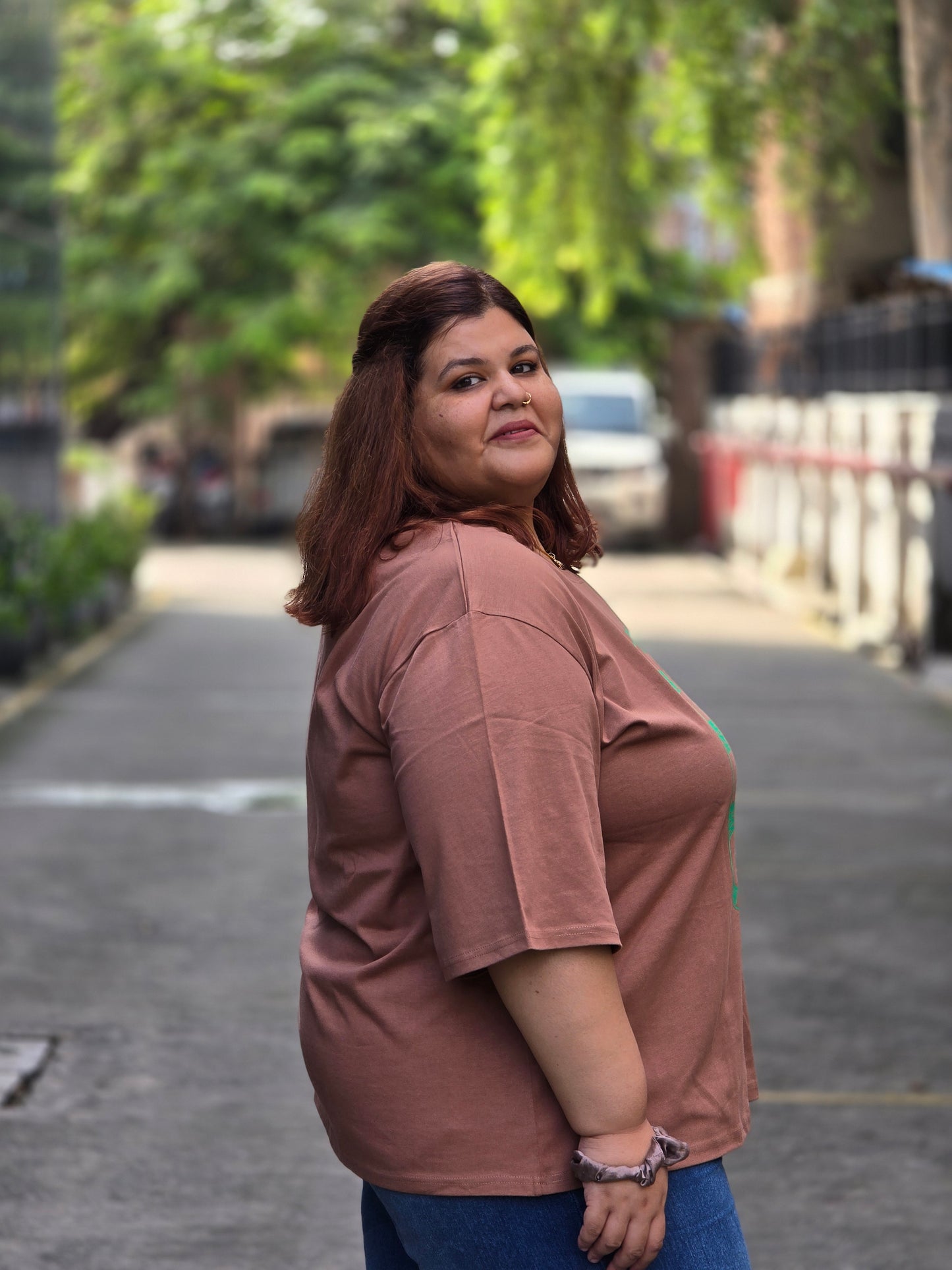 Plus size A-line 'Ciao' T-shirt - Regular length