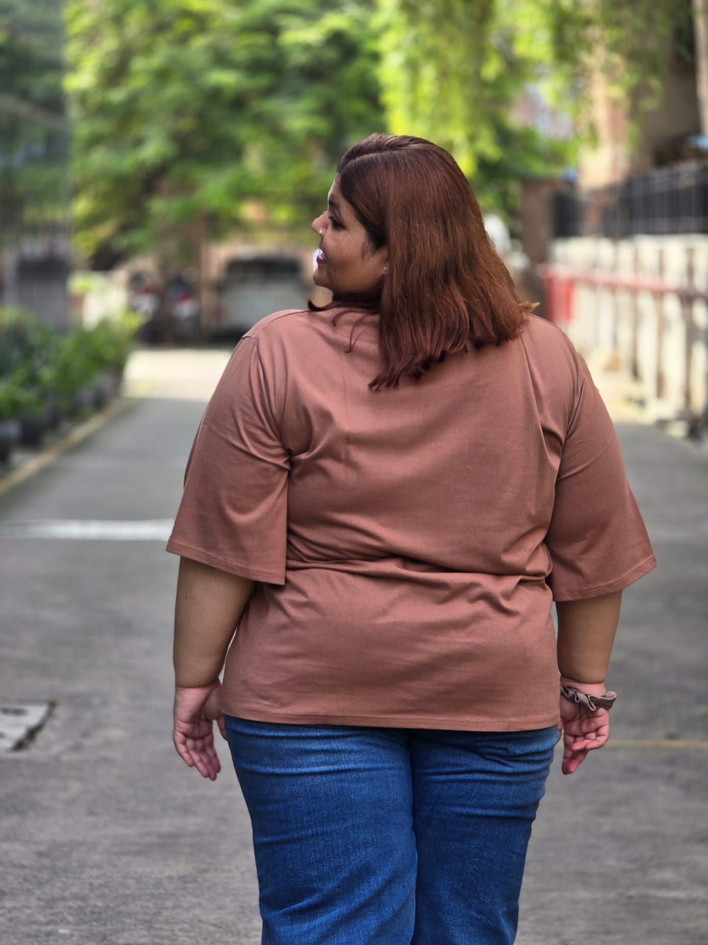 Plus size A-line 'Ciao' T-shirt - Regular length