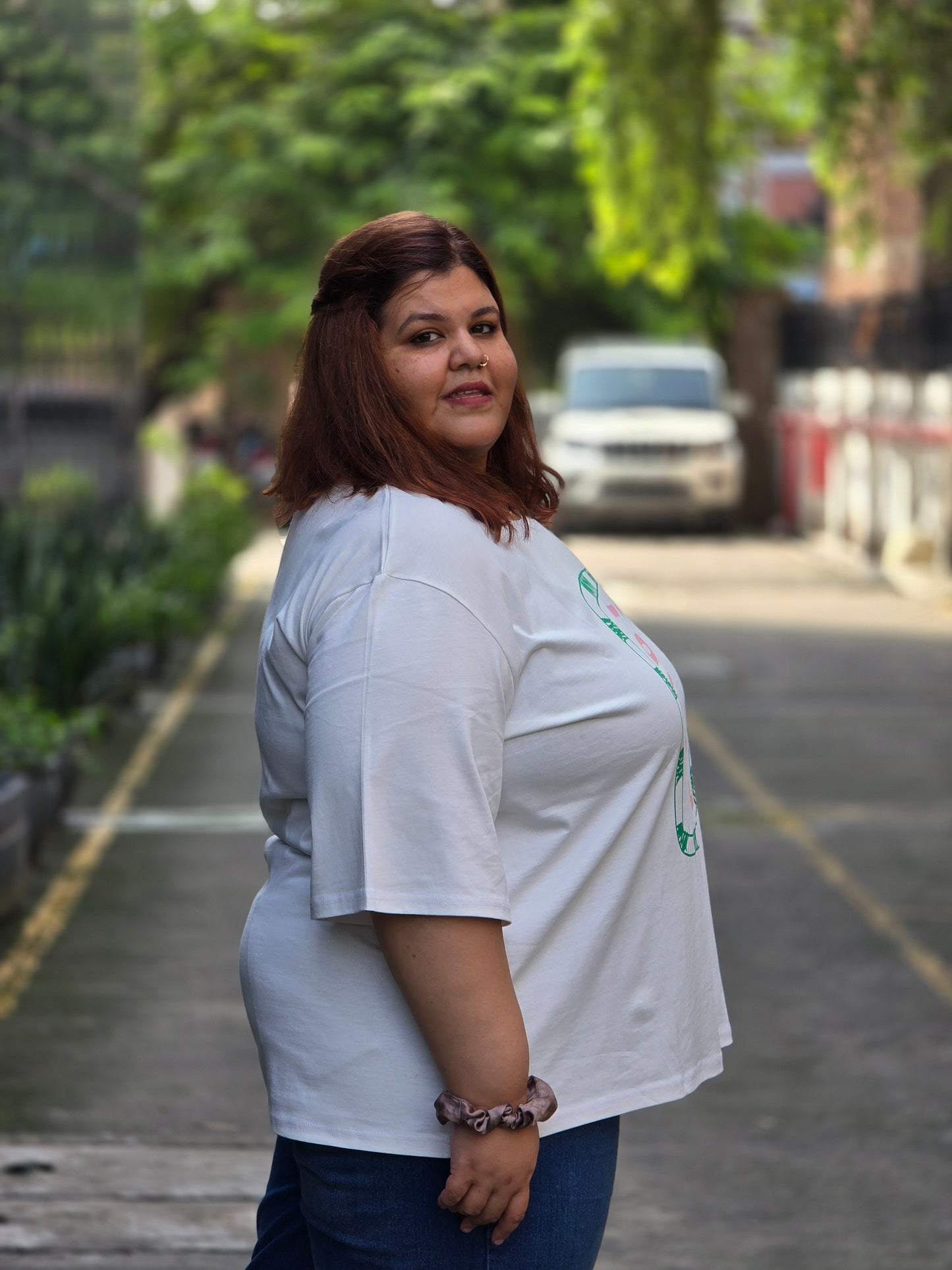 Plus size A-line 'Ciao' T-shirt - Regular length