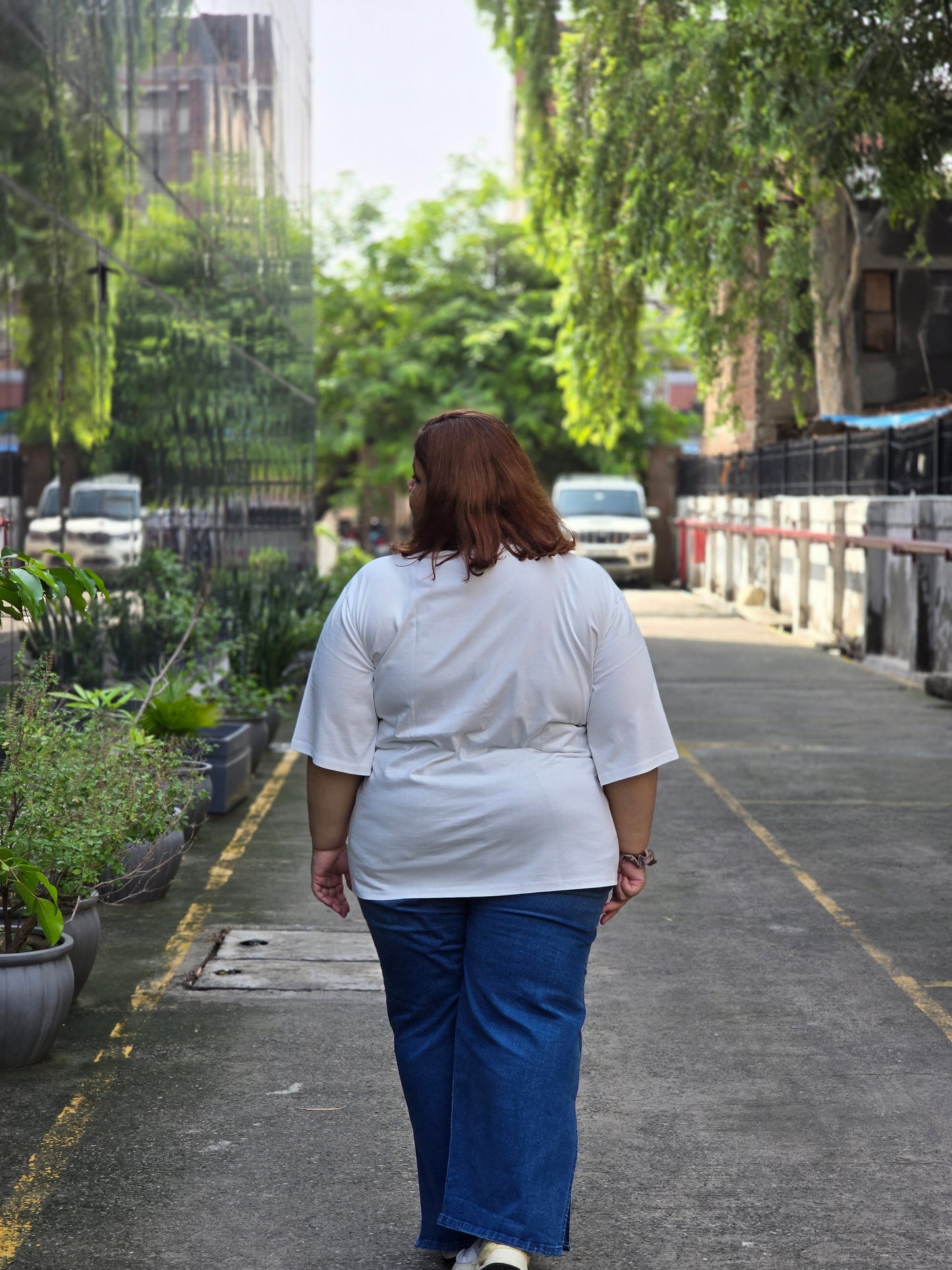 Plus size A-line 'Ciao' T-shirt - Regular length