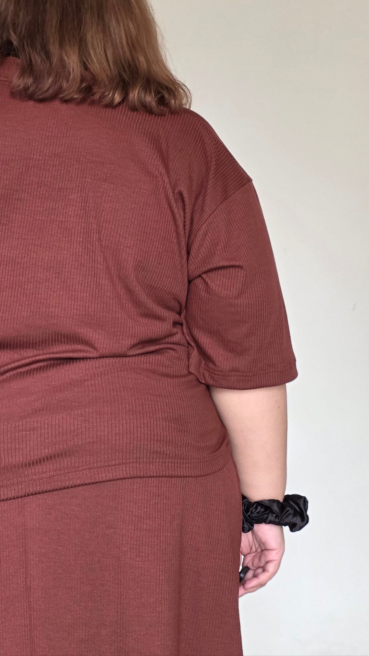 Cotton Ribbed Co- ord Set