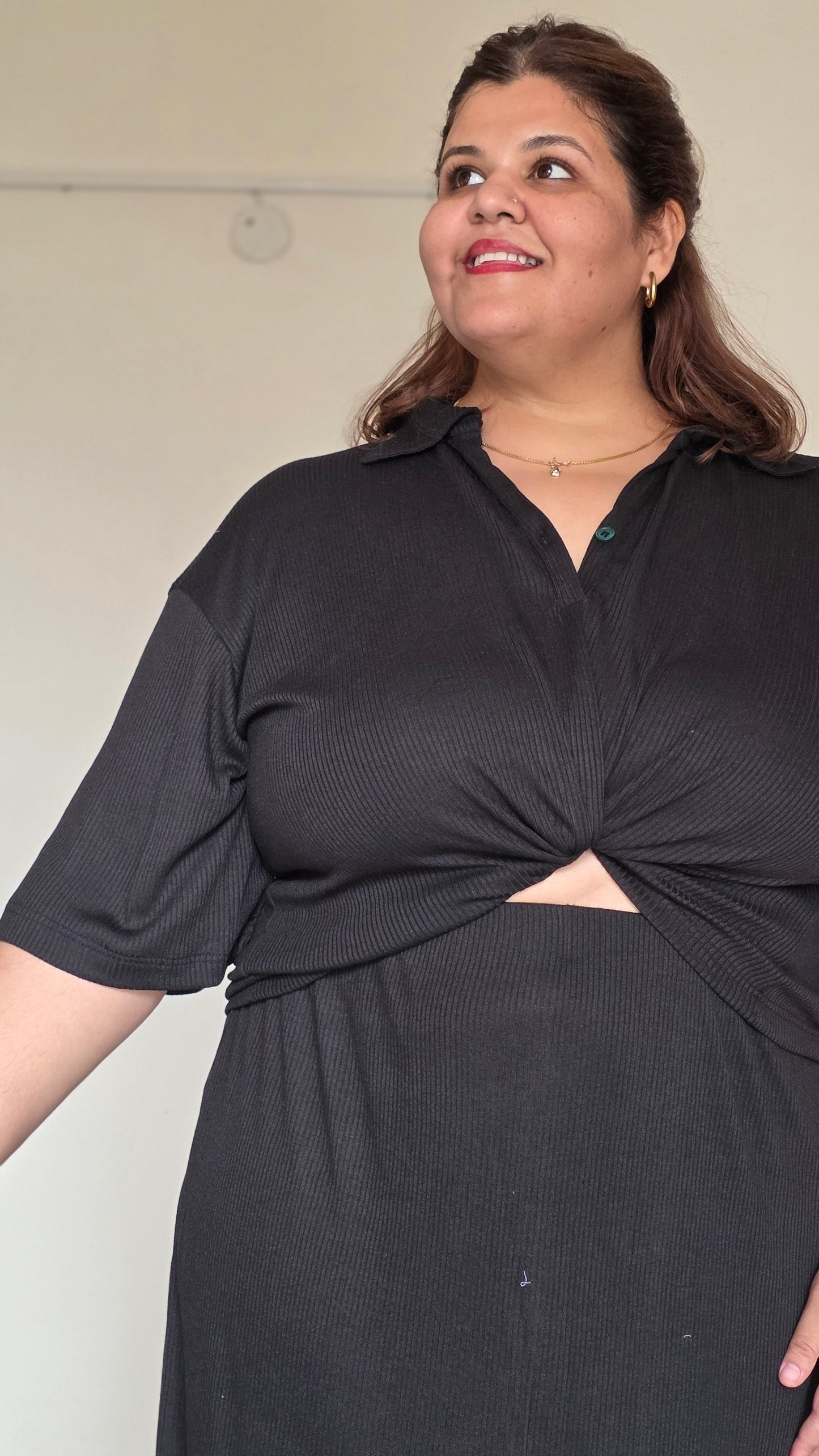 Cotton Ribbed Co- ord Set