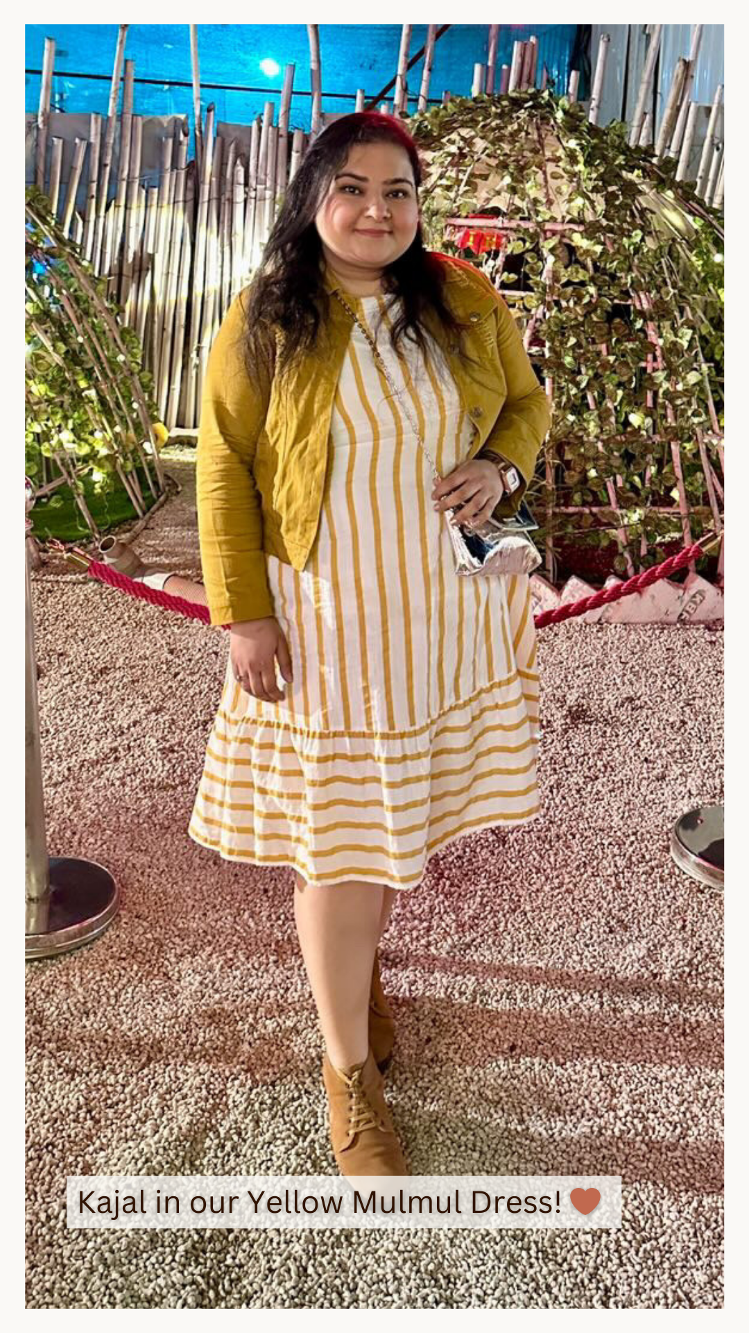 The Mulmul Striped Dress