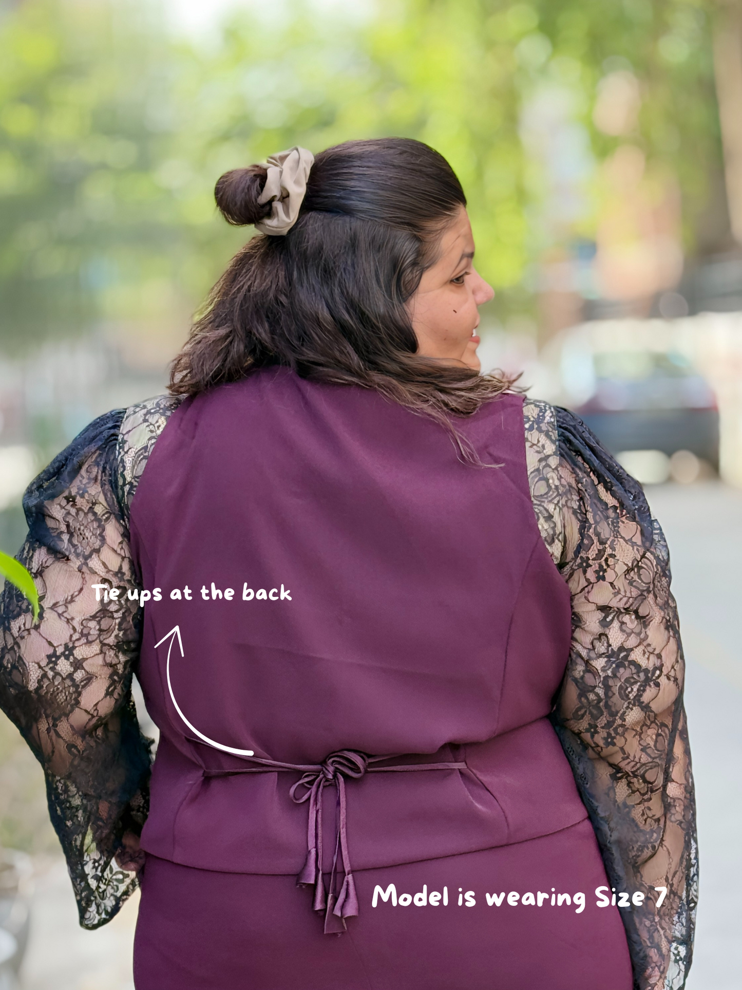 Tailored Plus Size Vest