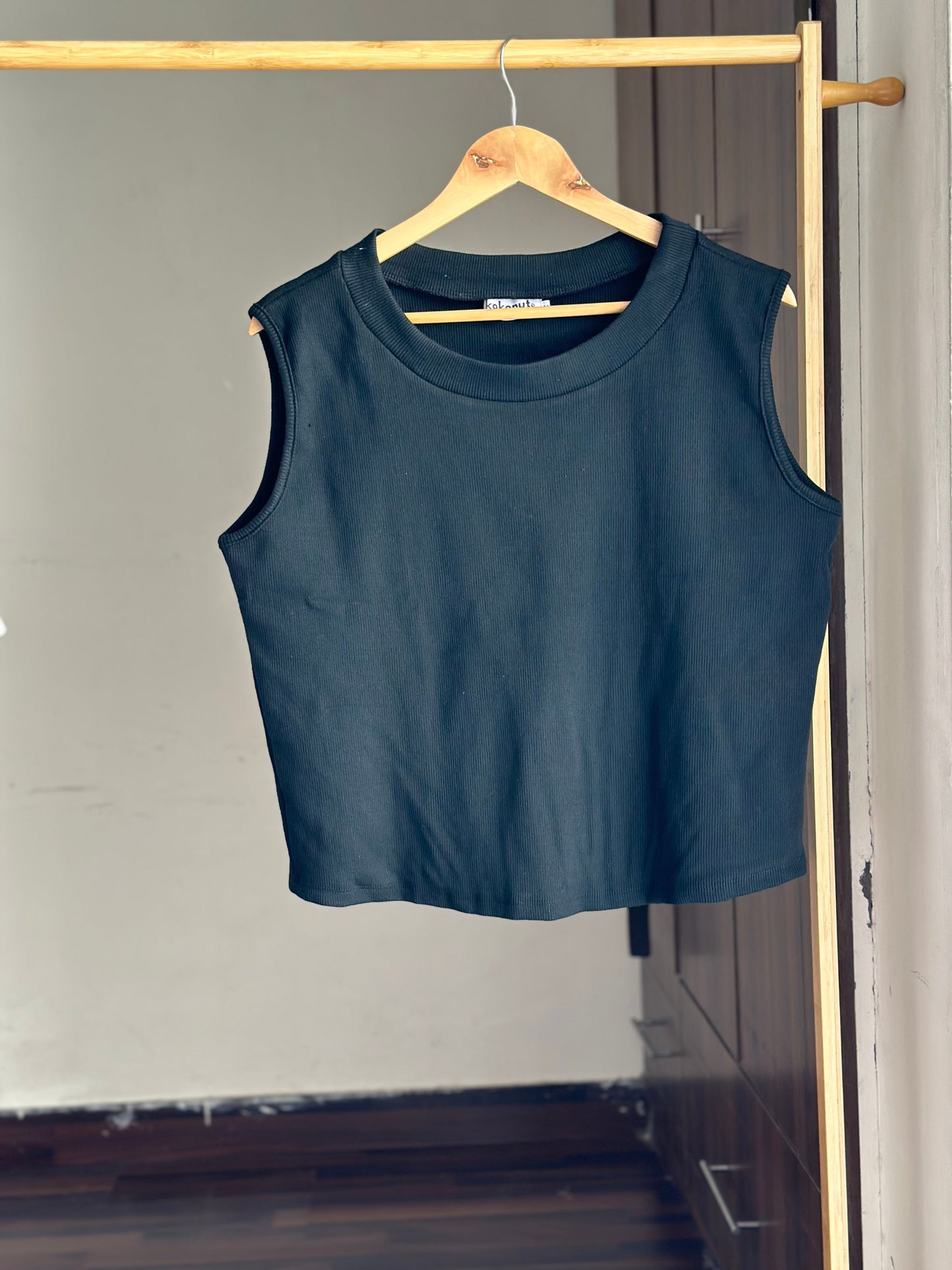 Sleeveless Ribknit Top