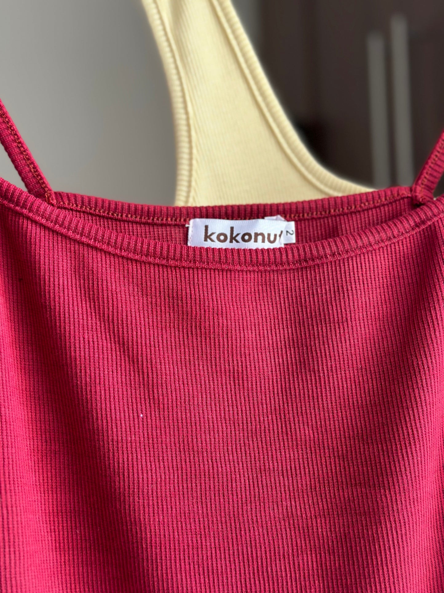 Spaghetti Ribknit Top
