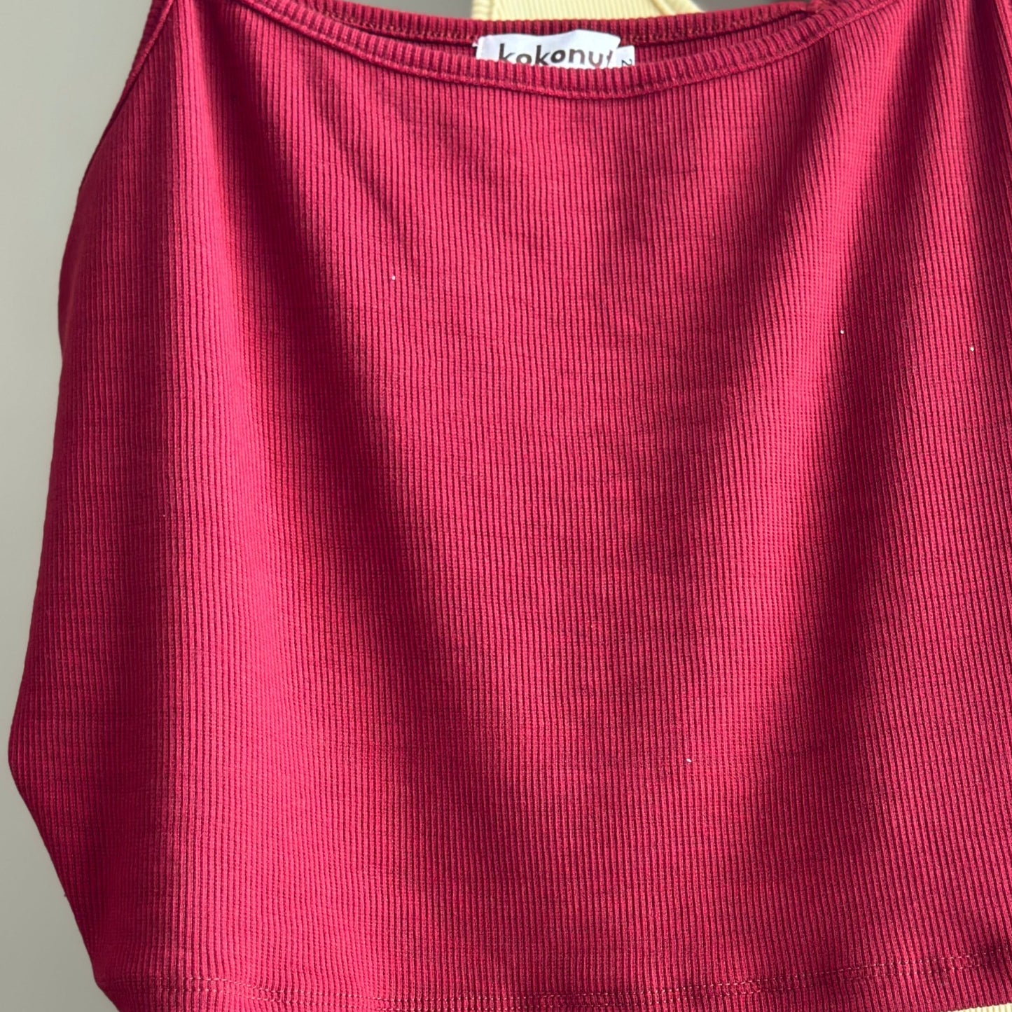 Spaghetti Ribknit Top