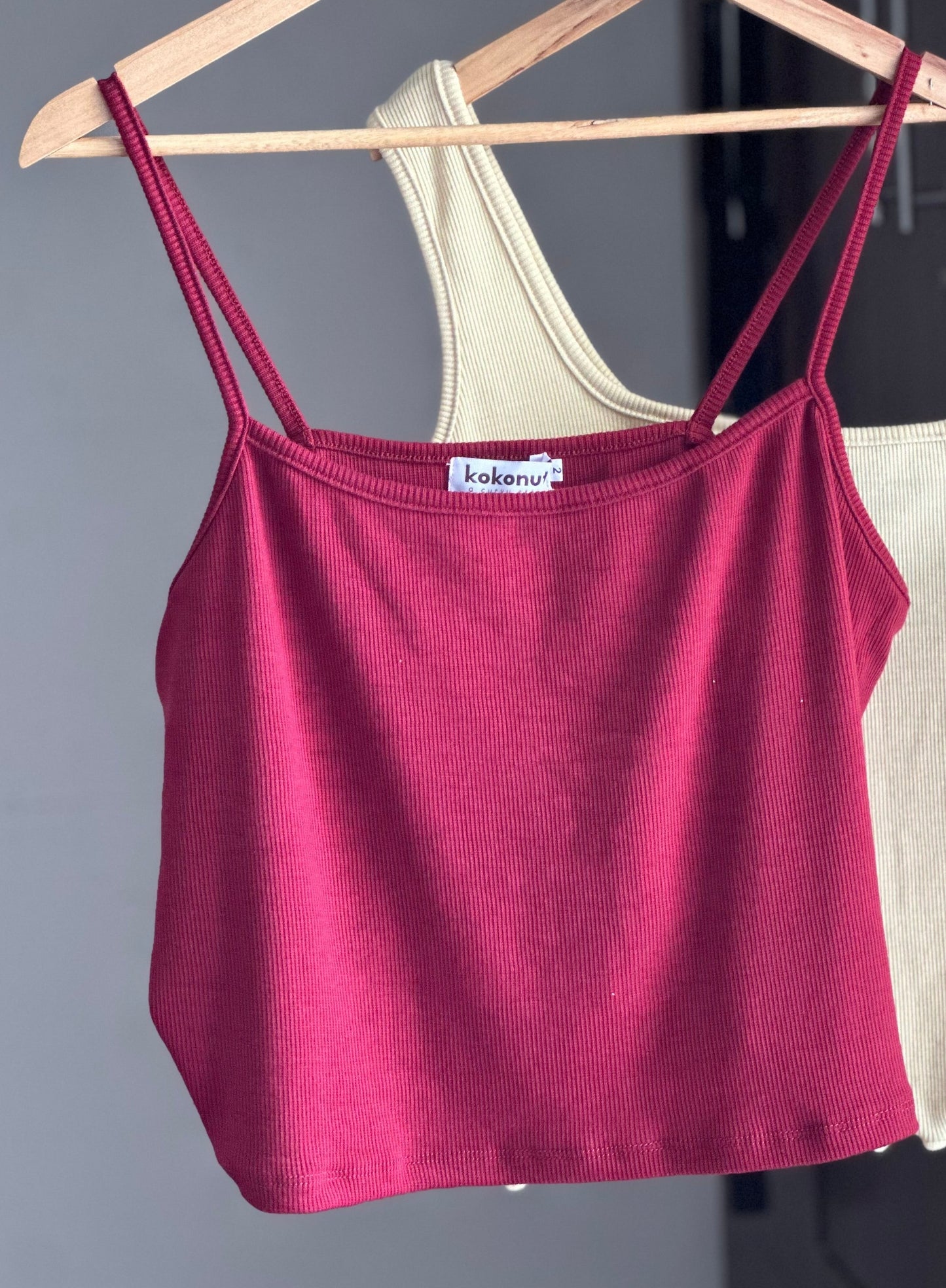 Spaghetti Ribknit Top