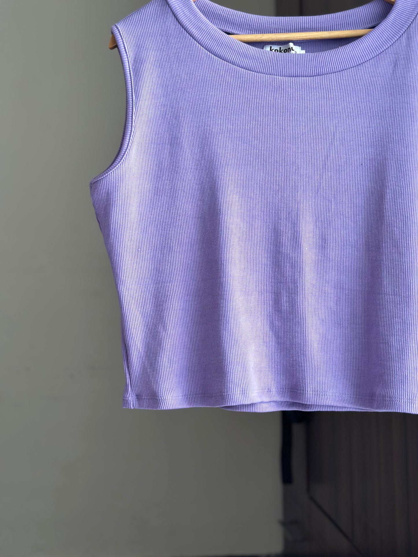 Sleeveless Ribknit Top