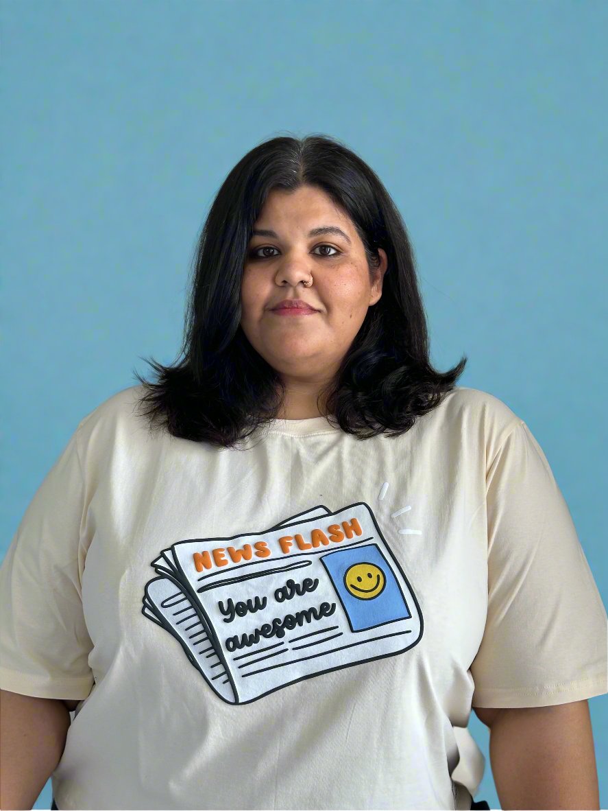T-shirt designed exclusively for plus size women