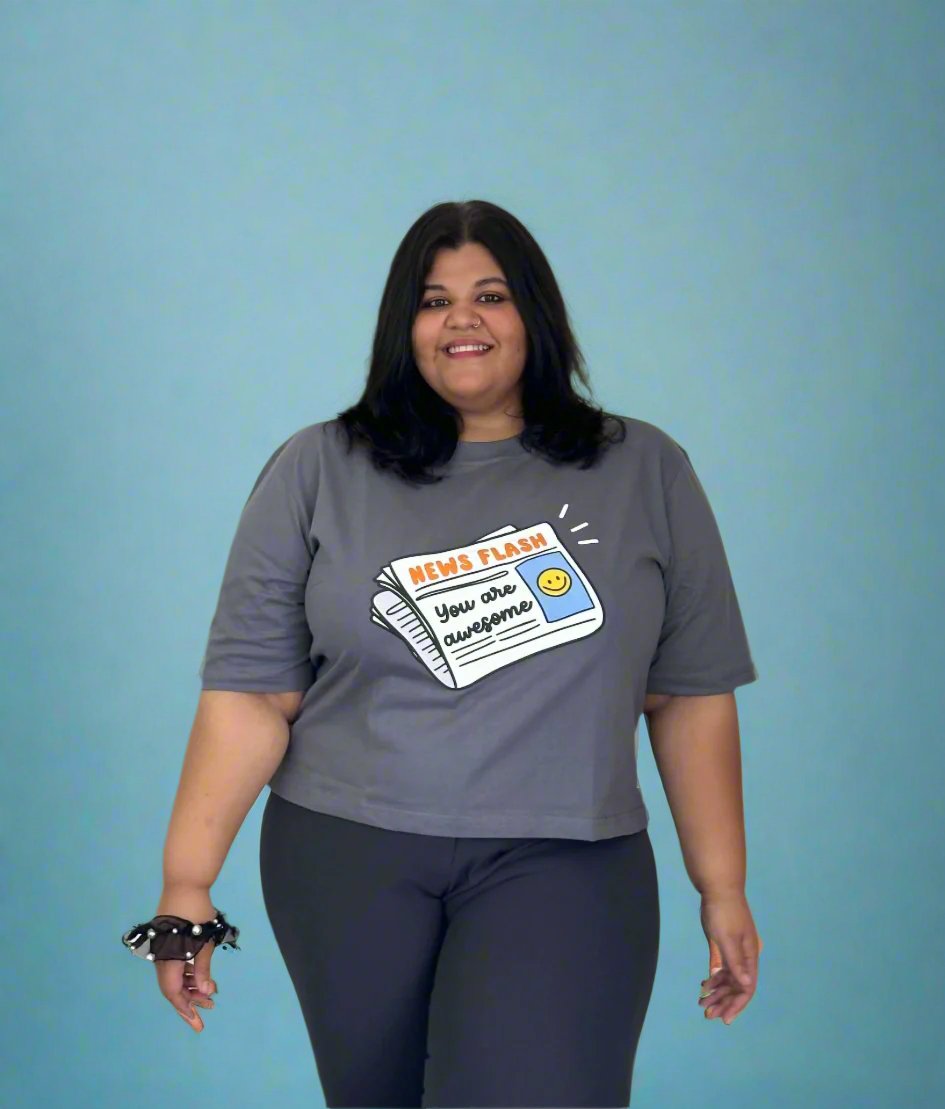 T-shirt designed exclusively for plus size women