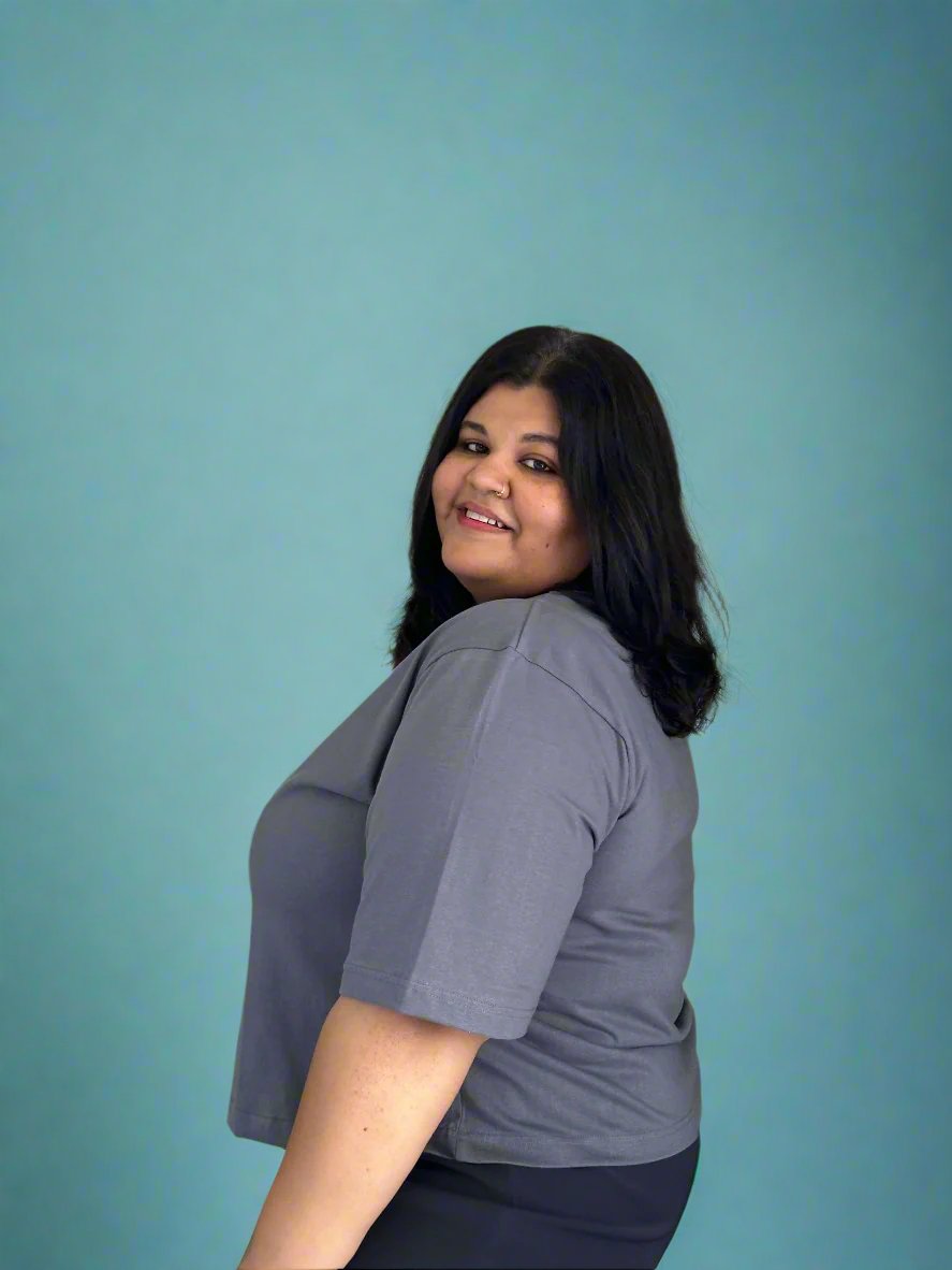 T-shirt designed exclusively for plus size women