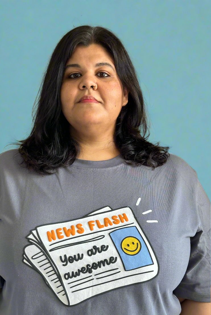 T-shirt designed exclusively for plus size women