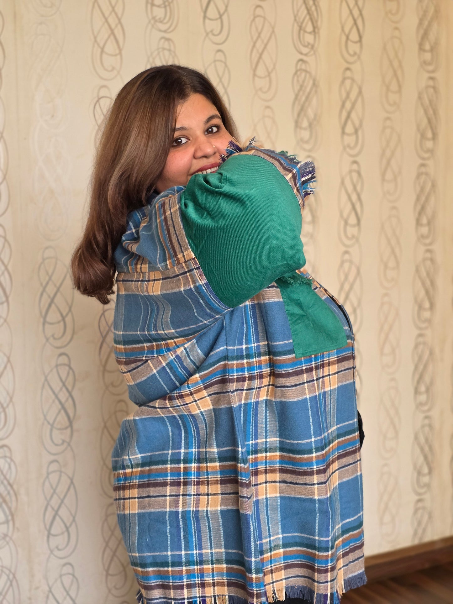 Heavyweight brushed cotton & corduroy shacket