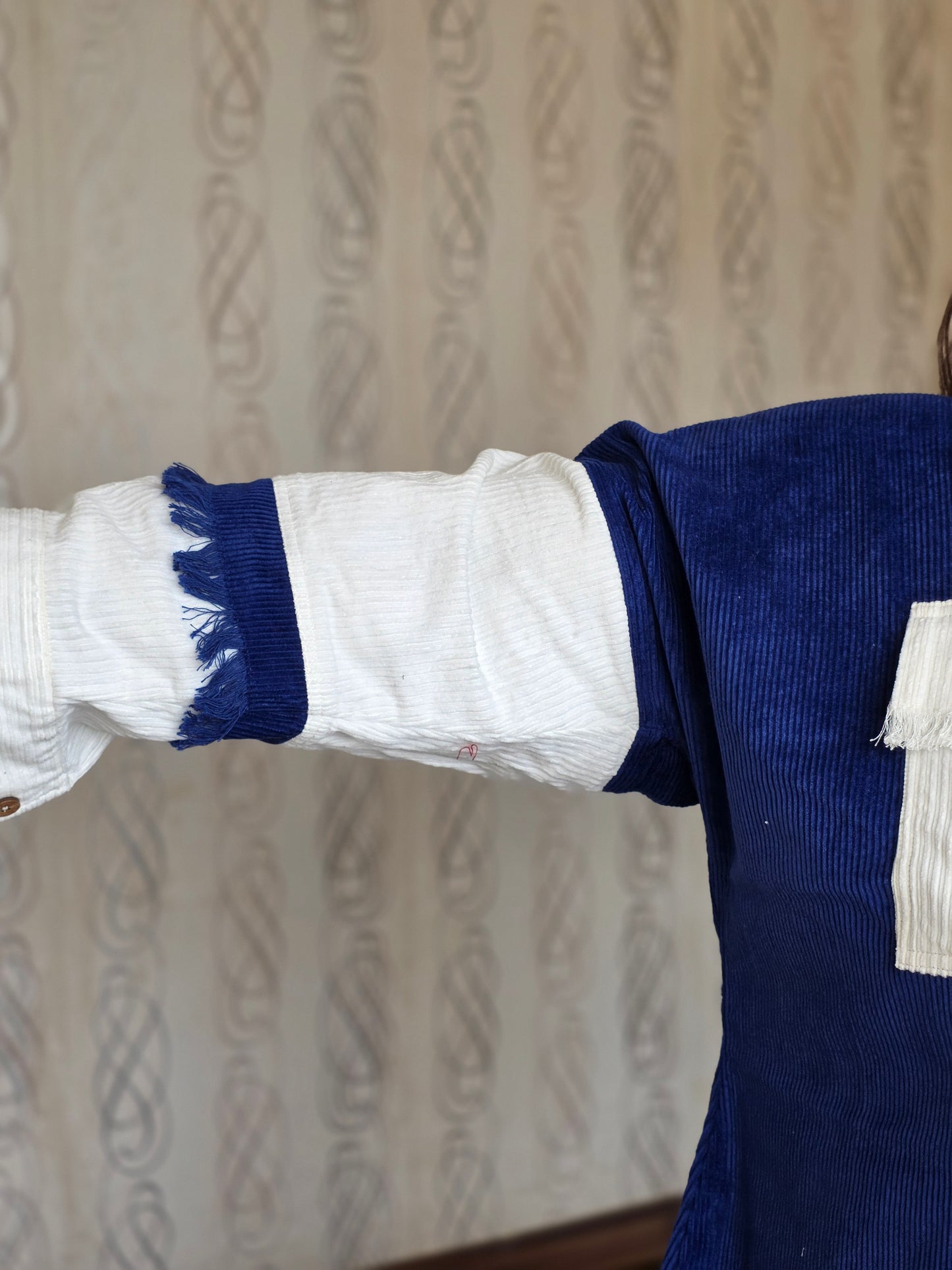 Corduroy Colorblock Shacket