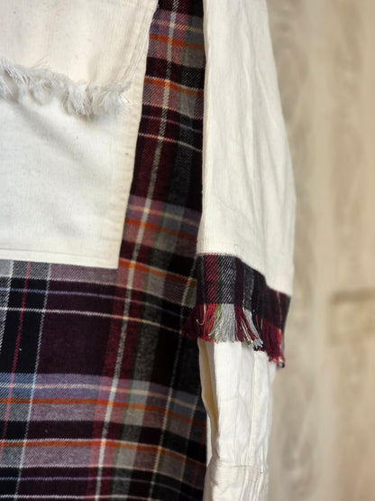 Heavyweight brushed cotton & corduroy shacket