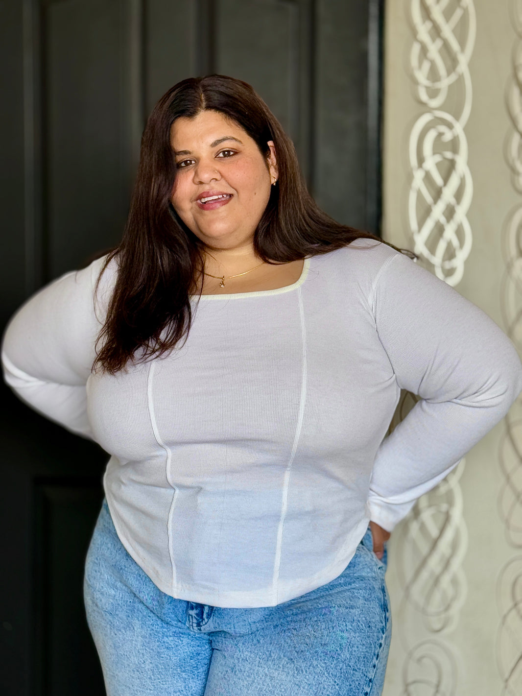 Plus size ribbed tops – Kokonut