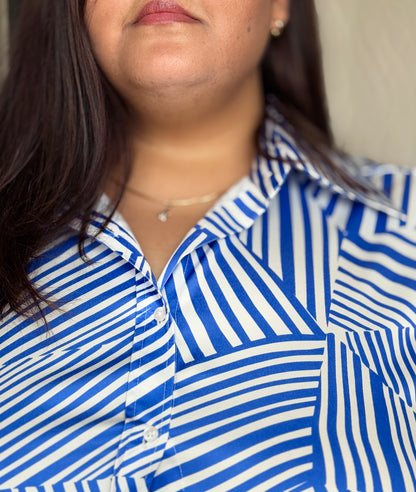 Abstract stripes Boss Babe Shirt