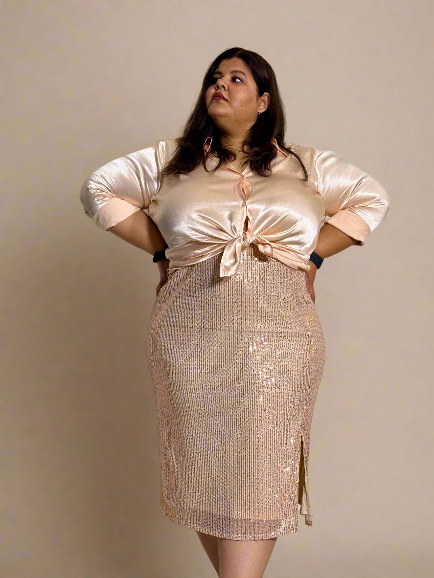 Sequins Bodycon Skirt
