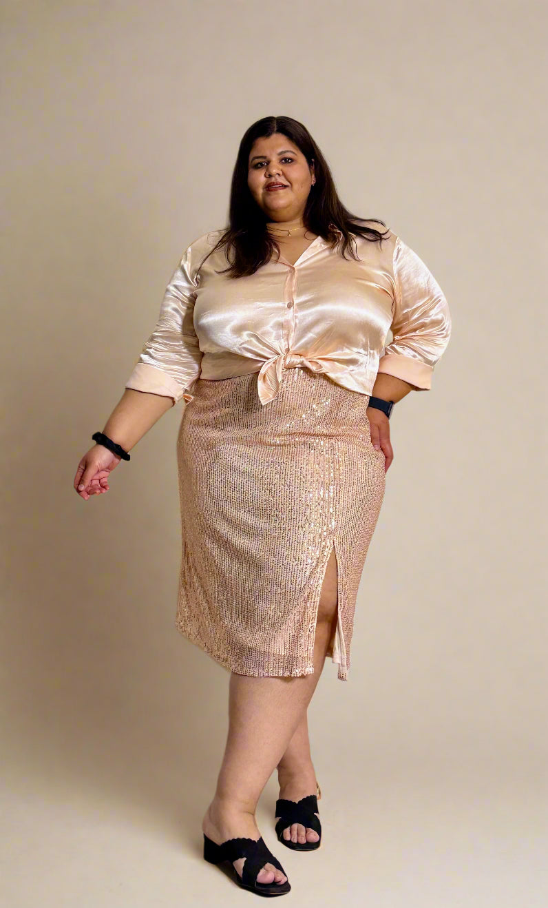 Sequins Bodycon Skirt