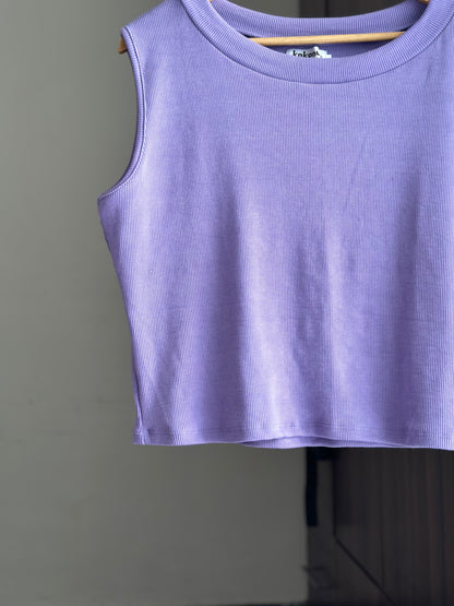 Sleeveless Ribknit Top