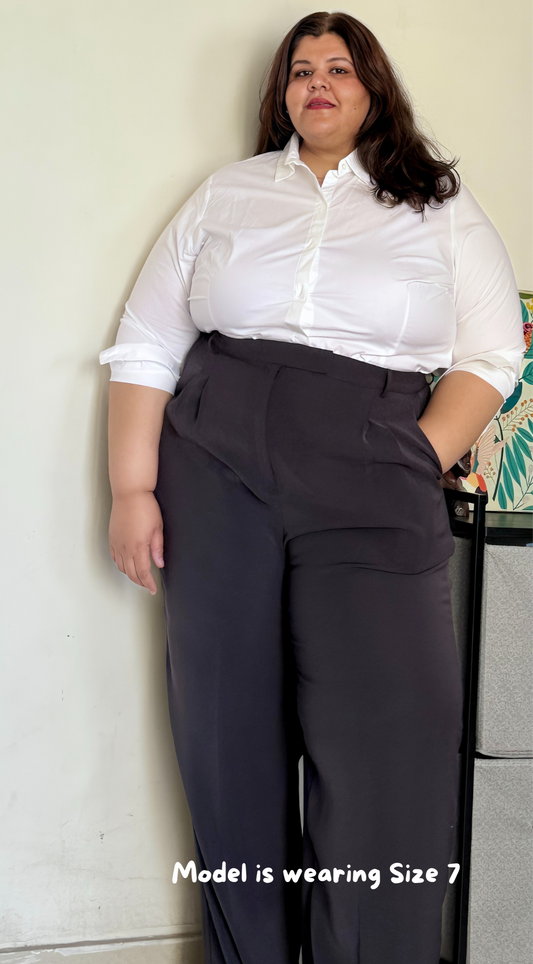 Plus Size Pants (Plus Size Korean pleated Pants). Perfect for work / office. Trousers Designed Exclusively for Plus Size Women (2XL - 8XL). For waist size 36 inches to 50 inches).