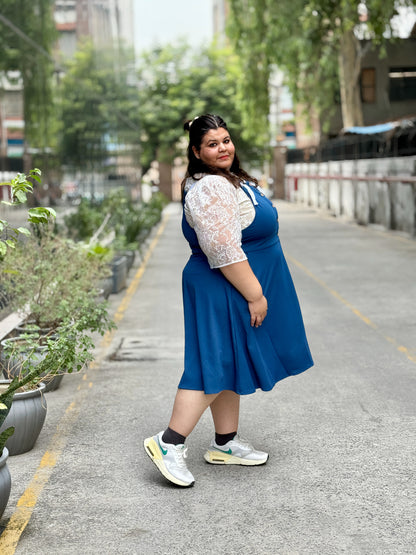 Viscose Lycra Dungaree Dress