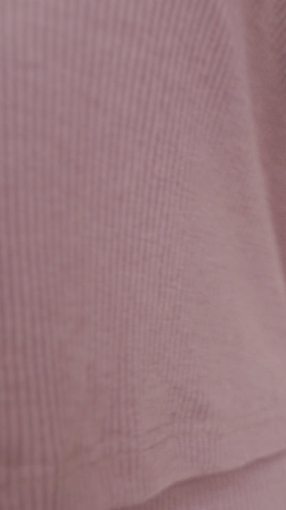 Cotton Ribbed Co- ord Set